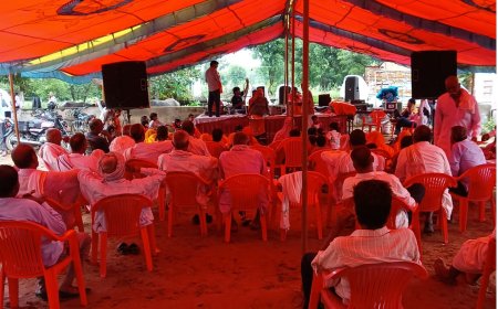 शिव मंदिर पर सावन के अंतिम सोमवार को शिव जी का ब्यावला व विशाल भंडारे का हुआ आयोजन