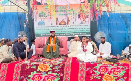 इमाम चौक गौड़ा बास में अकीदत के साथ मना जश्ने ईद मिलादुन्नबी, मौलाना फ़ैज़ान अशरफी ने फरमाया खिताब