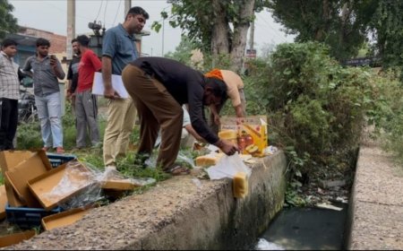 टपूकड़ा में खाद्य सुरक्षा विभाग की कार्रवाई, करीब 220 किलो मिठाई कराई नष्ट