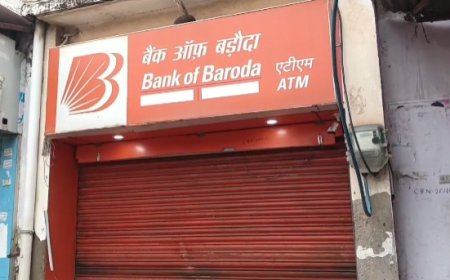 भरतपुर में फिल्मी स्टाइल में लूट नाकाम: बाहर से शटर बंद, अंदर छटपटाते रहे ATM लुटेरे