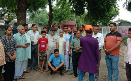 राजगढ़ में गणेश पूजन के साथ श्रीरामलीला का शंखनाद: कला संगम की स्वर्ण जयंती पर 'महाराजा भर्तहरि' लोक नाट्य का भी होगा मंचन