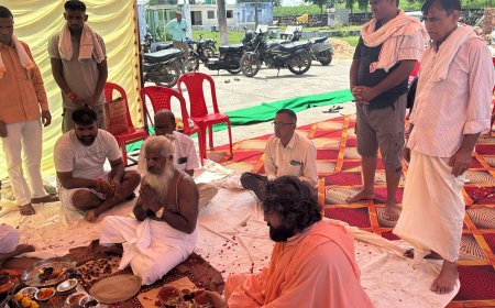 भरतपुर में 50 लाख की लागत से बनेगा भव्य राम मंदिर; भूमि पूजन संपन्न  प्रथम दिन ही जनसहयोग से जुटाए 12.5 लाख रुपये,