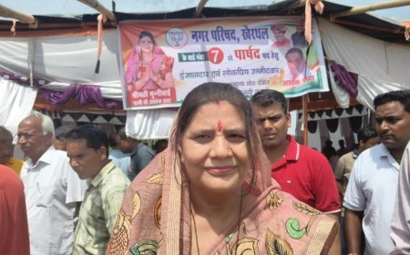 खैरथल नगर परिषद चुनावः वार्ड 7 में मुन्नीबाई ने पूजा-अर्चना के साथ खोला चुनाव कार्यालय;  चुनावी तैयारियों के बीच वार्ड विकास का संकल्प