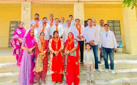शैक्षणिक महासंघ बावड़ी खंड का विस्तार: 18 प्रमुख पदों पर मिली जिम्मेदारियां, पदाधिकारियों का माला पहनाकर स्वागत