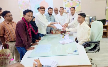 मकराना और बोरावड़ में नामांकन का सैलाब:मकराना के 60 वार्डों में 555 तो बोरावड़ के 25 वार्डों में 154 दावेदार