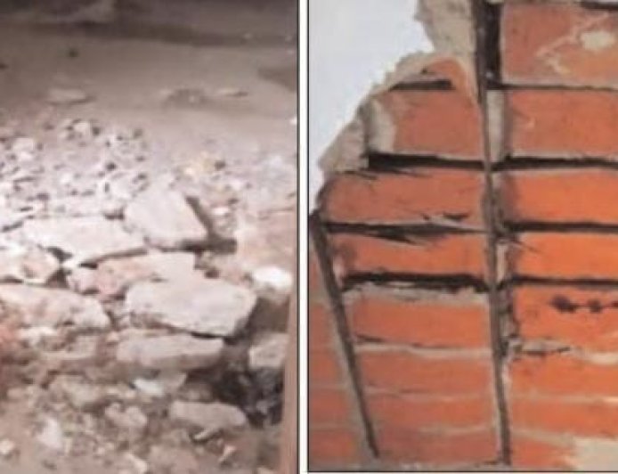 छत से गिर रहा प्लास्टर, दीवारों में दरारें:200 से अधिक नौनिहाल टिनशेड के नीचे पढ़ने को मजबूर