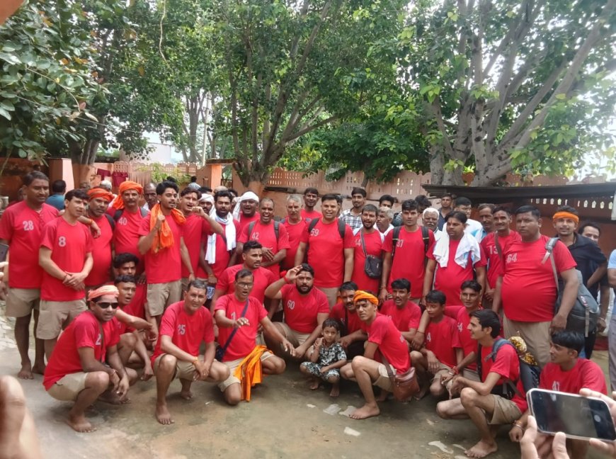 बाम्बोली के शिवभक्तों का अद्भुत संकल्प: रामेश्वरम के बाद अब गोमुख से सोमनाथ महादेव के लिए रवाना हुई डाक कांवड़