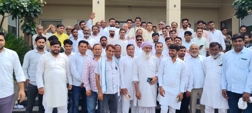 रामगढ़-गोविंदगढ़-बड़ोदा मेव ब्लॉक कांग्रेस कमेटी की महत्वपूर्ण बैठक आयोजित: संगठन की मजबूती और आगामी चुनावों की रणनीति पर हुआ मंथन