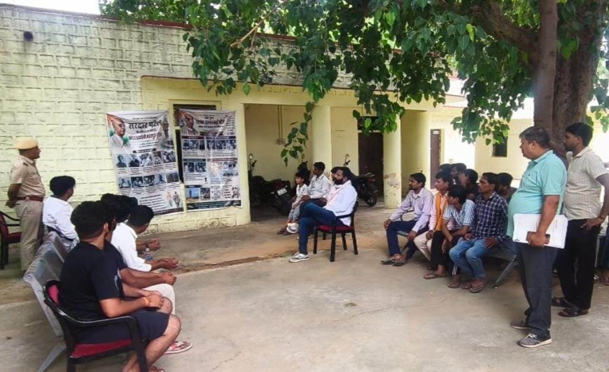भुसावर थाने में सरदार पटेल की 150वीं जयंती पर प्रदर्शनी आयोजित; राष्ट्रीय एकता और साइबर सुरक्षा का दिया संदेश