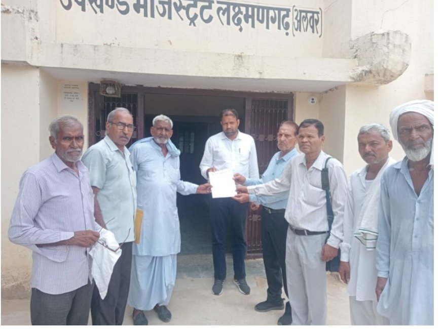 लक्ष्मणगढ़ में सीपीआई का प्रदर्शन: बढ़ती महंगाई, भ्रष्टाचार और चंदा चोरी के खिलाफ बुलंद की आवाज