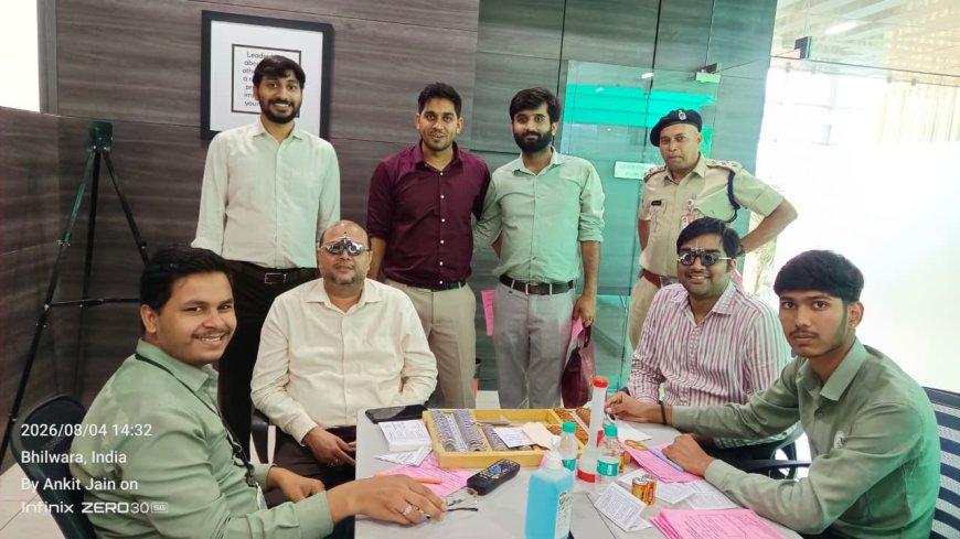 संगम इंडिया की अनूठी पहल: 3,400 कर्मचारियों की रोशन हुई दुनिया, निःशुल्क जांच के साथ बांटे चश्मे