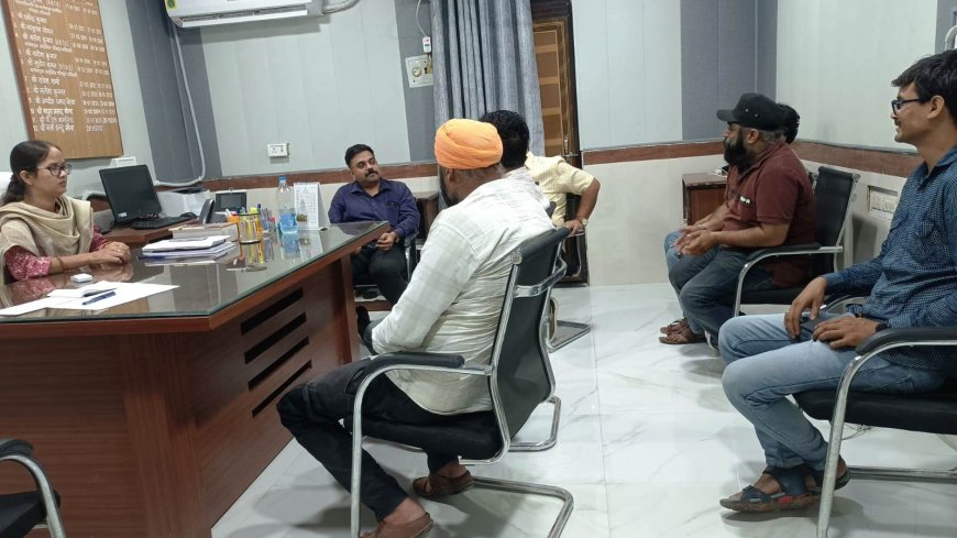 ट्रांसपोर्ट यूनियन की समस्या समाधान बैठक आयोजित: व्यावसायिक कठिनाइयों और वाहन प्रकरणों के त्वरित निस्तारण के निर्देश