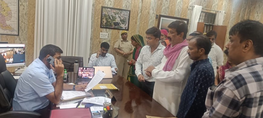 गोरखपुर के जटेपुर में 5.242 हेक्टेयर जमीन पर गहराया विवाद: 800 परिवारों पर बेदखली का साया, डीएम से गुहार