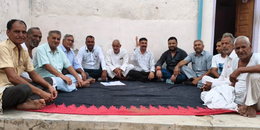 पचलंगी में 2 अक्टूबर को आयोजित होने वाले मातेश्वरी कुश्ती दंगल को लेकर बैठक आयोजित