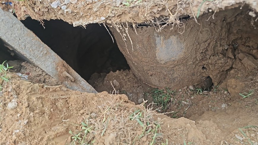 बालू रेत पर बसी 'गुलाबी नगरी' में जमीन दोह का खतरा: वर्षा ऋतु में सड़कों पर संभलकर चलें, अंदर से खोखली हो रही धरा