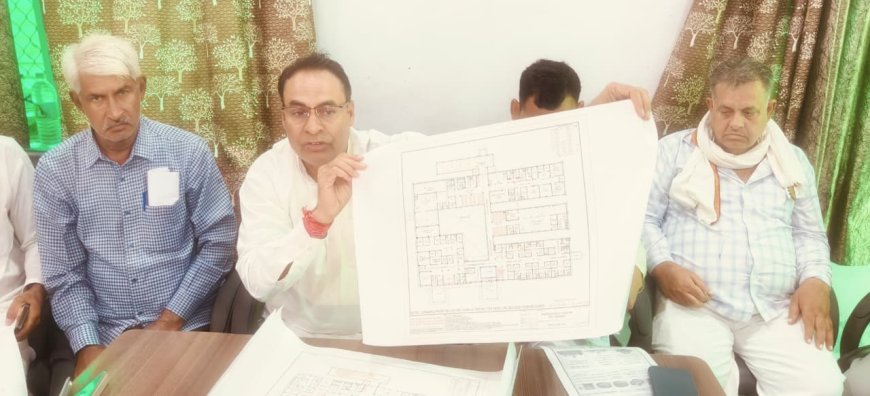 जहाजपुर अस्पताल विवाद पर विधायक गोपीचंद मीणा का बड़ा बयान: 'पुराना अस्पताल बंद नहीं होगा, 30 बीघा में बनेगा ₹44 करोड़ का नया हॉस्पिटल'