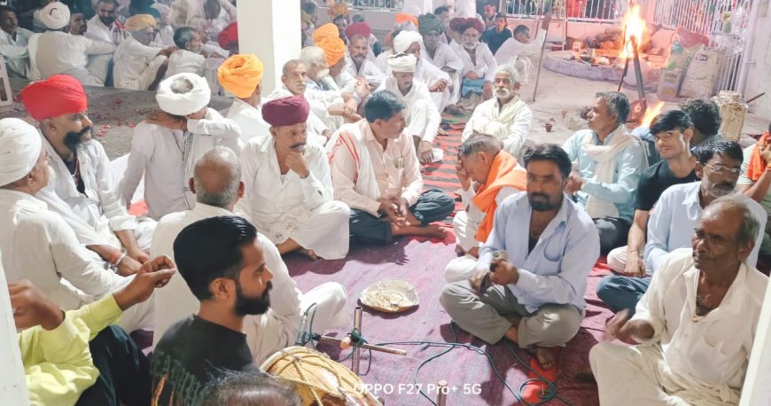 श्रावण कृष्ण नवमी पर गोगाजी महाराज का वार्षिक मेला: अरावली की तलहटी में गूंजे जयकारे, रात भर हुई भजनों की बरसात