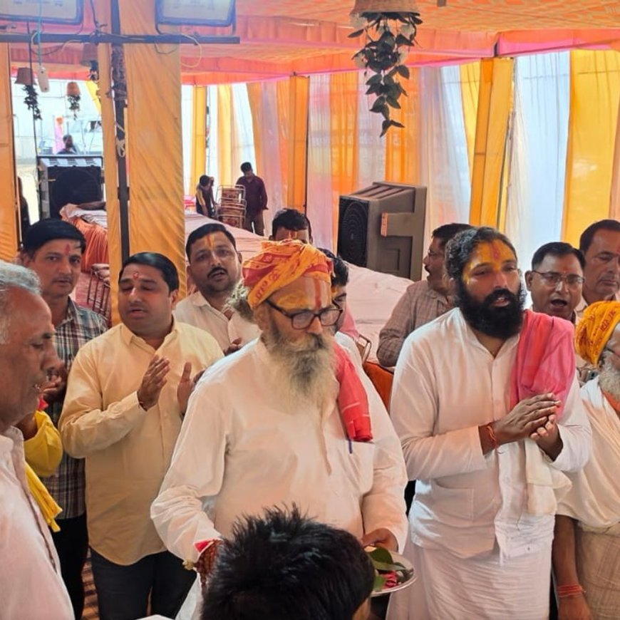 Kotputli News: पावटा में 26वें विशाल कांवड़ सेवा शिविर का भव्य शुभारंभ, संतों के सानिध्य में वैदिक मंत्रोच्चार से गूंजा परिसर