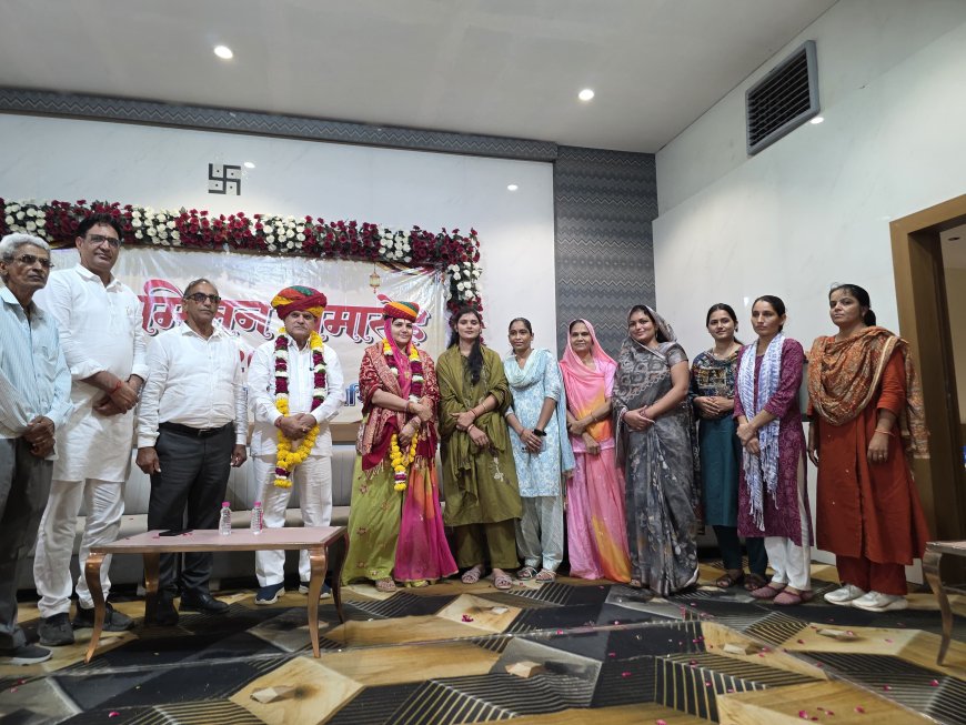 स्वेच्छा से स्थानांतरित अधिकारियों व कर्मचारियों का स्नेह मिलन समारोह संपन्न, पूर्व विधायक श्रीराम भींचर का 18 मीटर साफे से हुआ अभिनंदन