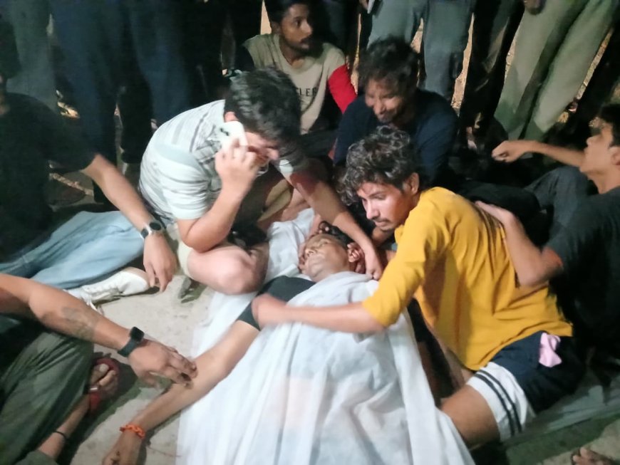 भरतपुर में बेखौफ बदमाश:उधार के पैसों के विवाद में खून-खराबा,घर के सामने कार रोककर युवक को मारी गोली, आरोपियों की तलाश में नाकाबंदी