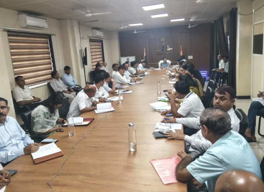 साप्ताहिक समीक्षा बैठक: 30 दिन से अधिक लंबित प्रकरणों पर अफसरों की तय होगी जवाबदेही, कलेक्टर ने दिए सख्त निर्देश