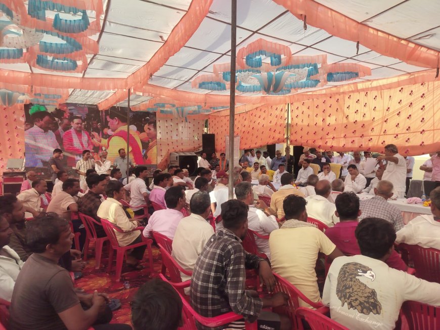 कठूमर में 35 विकास कार्यों का भव्य शिलान्यास, डेढ़ करोड़ से अधिक की लागत से बदलेगी सड़कों की तस्वीर