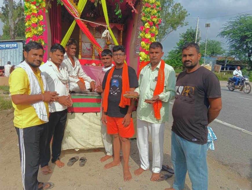 बड़ौदाकान से खाटू श्याम जी के लिए 19वीं पदयात्रा रवाना, 130 श्रद्धालु हुए शामिल