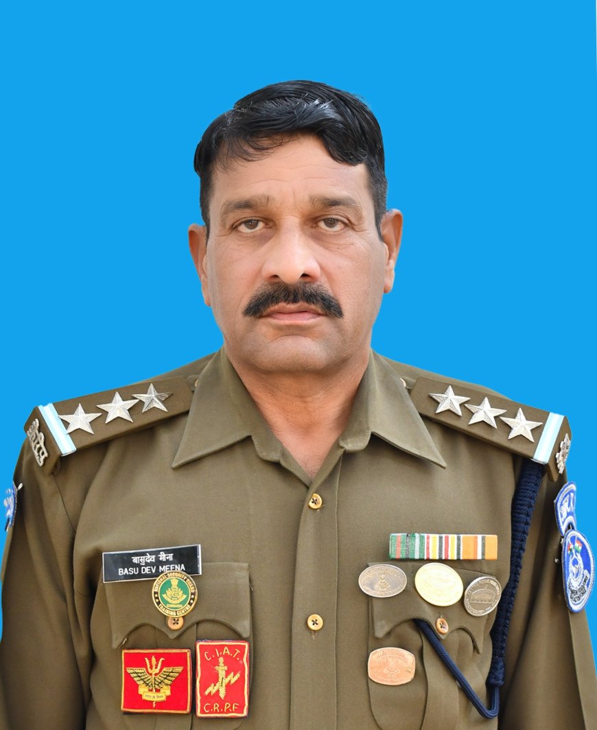 झुंझुनूं के लाल इंस्पेक्टर वासुदेव मीणा को राष्ट्रपति पुलिस पदक, क्षेत्र में खुशी की लहर