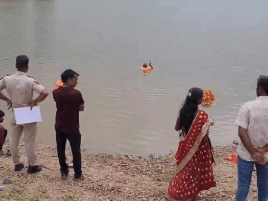 दशामाता विसर्जन के दौरान सुमेरपुर के परिवार पर टूटा दुखों का पहाड़: शिवगंज में तालाब में गिरने से 3 वर्षीय मासूम की दर्दनाक मौत; ढाई घंटे चला रेस्क्यू