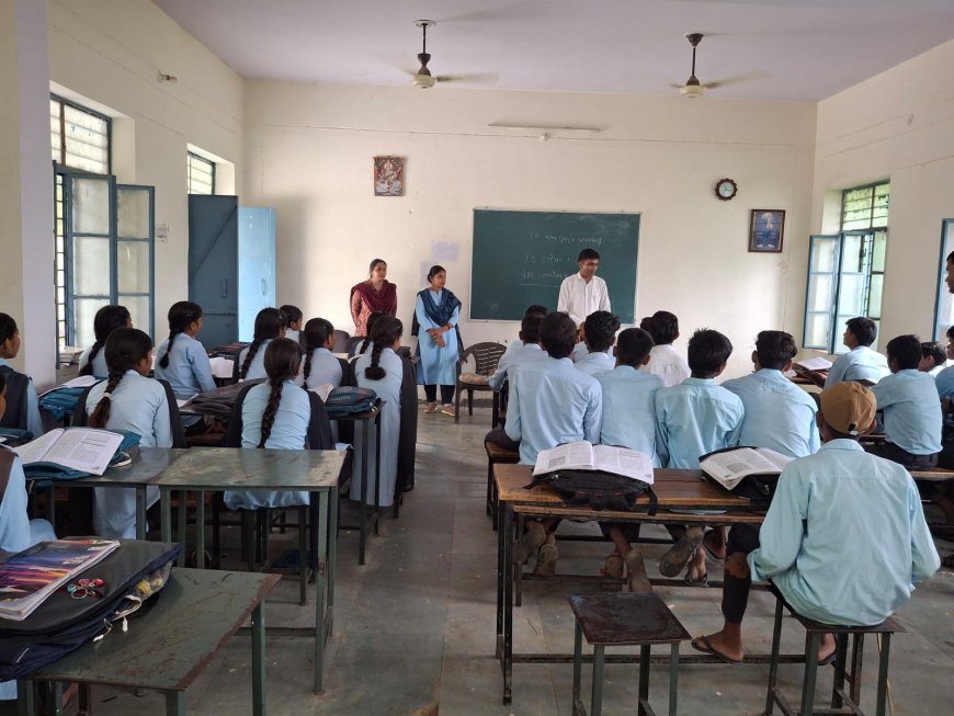 बेरला में टीबी जागरूकता शिविर आयोजित, बच्चों को बताए रोकथाम के उपाय