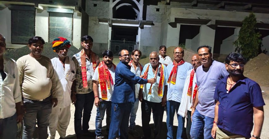 मरमी माताजी धाम में सेन समाज की बैठक, नई कार्यकारिणी का गठन