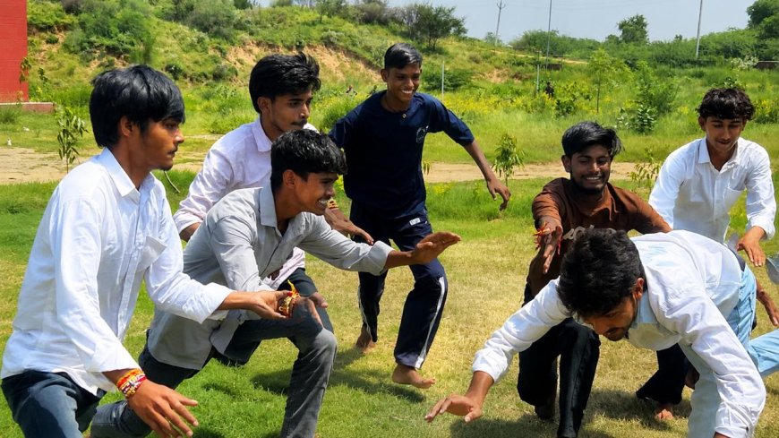 खेलेगा भारत-जीतेगा भारत कार्यक्रम में महाविद्यालय में आयोजित हुई खेल गतिविधियाँ