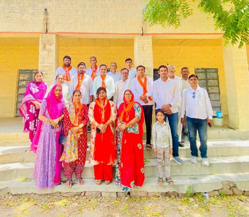 शैक्षणिक महासंघ बावड़ी खंड का विस्तार: 18 प्रमुख पदों पर मिली जिम्मेदारियां, पदाधिकारियों का माला पहनाकर स्वागत