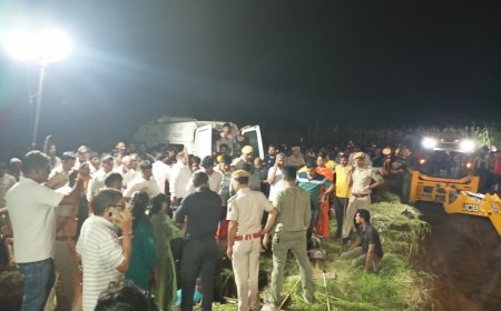 अलवर में बोरवेल में गिरे 8 वर्षीय मासूम को SDRF ने सकुशल निकाला बाहर: 42 फीट की गहराई में फंसा था बच्चा, 5 घंटे चला रेस्क्यू ऑपरेशन