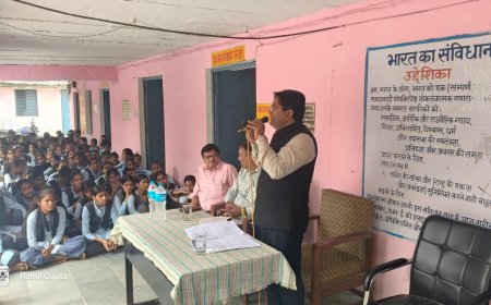 ट्रांसफॉर्मेटिव ट्यूजडे' अभियान: भरतपुर के स्कूलों में लगे विधिक जागरूकता शिविर, विद्यार्थियों को बाल तस्करी व अपहरण से बचाव के दिए मंत्र