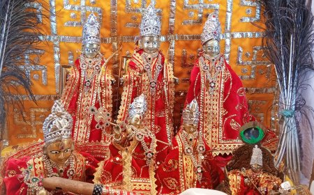 राजगढ़ में जन्माष्टमी की धूम: सीताराम ठाकुरजी मंदिर में सजेंगे भजनों के दरबार, मध्यरात्रि को लगेगा महाभोग