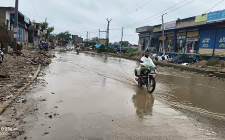 बेपटरी हुआ जनजीवन: जलभराव और कीचड़ से बदहाल हुई सड़कें, दैनिक मजदूरों के सामने रोजी-रोटी का संकट