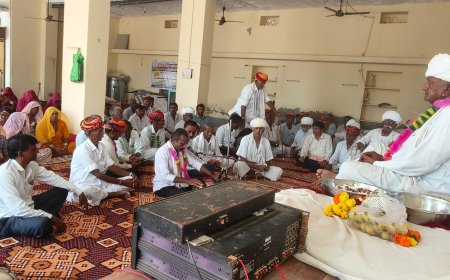 महाआरती और भजन-कीर्तन के साथ मना संत गिगनाथ महाराज का बरसी महोत्सव, चरण पादुका पूजन में पहुंचे सैकड़ों श्रद्धालु