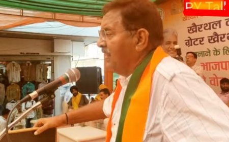अवैध कब्जों पर चलेगा 'योगी जैसा बुलडोजर:भाजपा के अंतिम दिन के रोड शो में गरजे रामहेत यादव