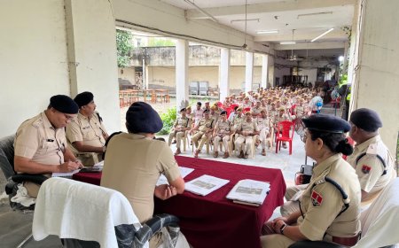 नगरीय निकाय आम चुनाव-2026 के मतदान को लेकर भरतपुर पुलिस मुस्तैद