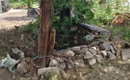 लक्ष्मणगढ़ के वार्ड नंबर 18 में पड़ा हुआ है, कुआं खुला दुर्घटना का अंदेशा