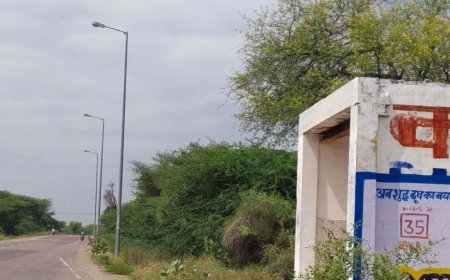 NH-62 खेड़ापा: पांच साल से अंधेरे में डूबी ट्रक ले-बाय; हैलोजन लाइटें बनीं शो-पीस, रामदेवरा जा रहे श्रद्धालु और ट्रक चालक परेशान