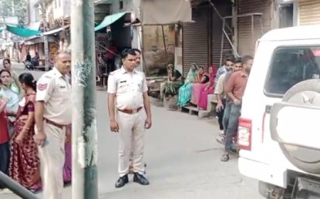 हाई मास्क लाइटों से जगमगाया गणेश चौक, ग्रामीणों को मिली राहत