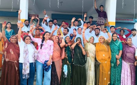 पालरा से मियाला धाम के लिए रवाना हुआ सेन समाज का भव्य नेजा; आंजना महादेव में एक माह का 'राम रसोड़ा' संपन्न