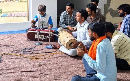 बुगाला में संत चरणदास महाराज की जयंती धूमधाम से मनाई, हुआ रात्रि जागरण