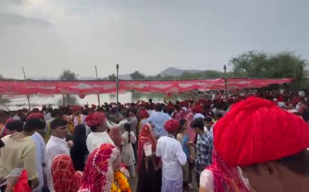 68 वर्षों का इंतजार खत्म, सिन्दरु में जीवंत हुई ऐतिहासिक परंपरा: 'समंद डोवण' उत्सव में उमड़ा 10 हजार भक्तों का महासैलाब
