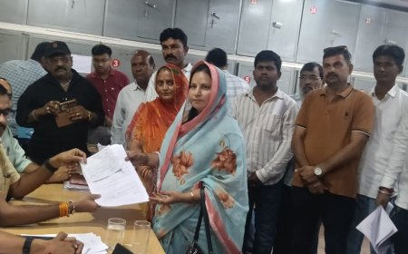 तखतगढ़ में नगरपालिका अध्यक्ष पद को लेकर कांग्रेस की दावेदारी, सरोज मेवाड़ा ने दाखिल किया आवेदन