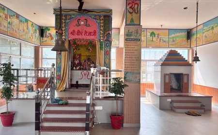 वीर तेजाजी मंदिर परिसर में गूंजेंगे तेजाजी के जयकारे: 20 को विशाल भजन संध्या, 21 को होगा महाभंडारा