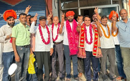 महुवा नगर पालिका अध्यक्ष पद का चुनाव निर्विरोध संपन्न, विनीत बंसल बने नगर पालिका अध्यक्ष