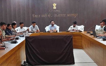 विकसित भारत जन सेवा अभियान: भरतपुर जिला कलक्टर ने ली बैठक, पोर्टल पर 10 उत्कृष्ट फोटो अपलोड करने के दिए निर्देश